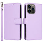 Magnetiskt skal för iPhone 13 Pro Max BETOPNICE Avtagbart PU-läderfodral med rem