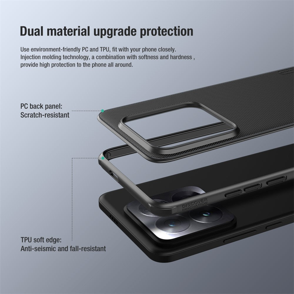 NILLKIN Super Frosted Shield Pro for Xiaomi 14 Pro Case Shockproof PC + TPU Matte Phone Cover