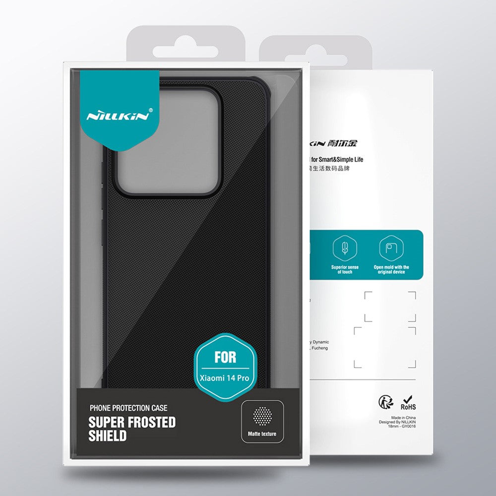 NILLKIN Super Frosted Shield Pro for Xiaomi 14 Pro Case Shockproof PC + TPU Matte Phone Cover