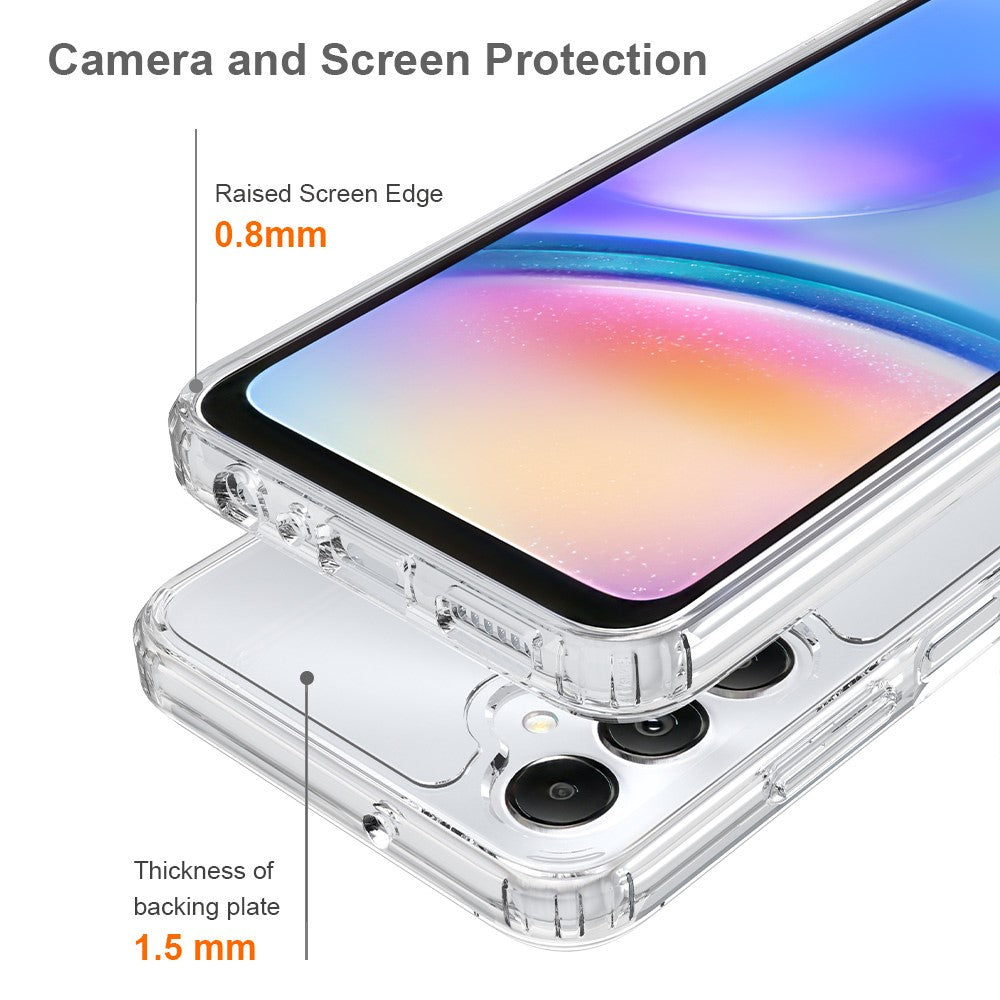 Samsung Galaxy A05s 4G HD Transparent Mobilskal Akryl + TPU Hybrid Mobilskal