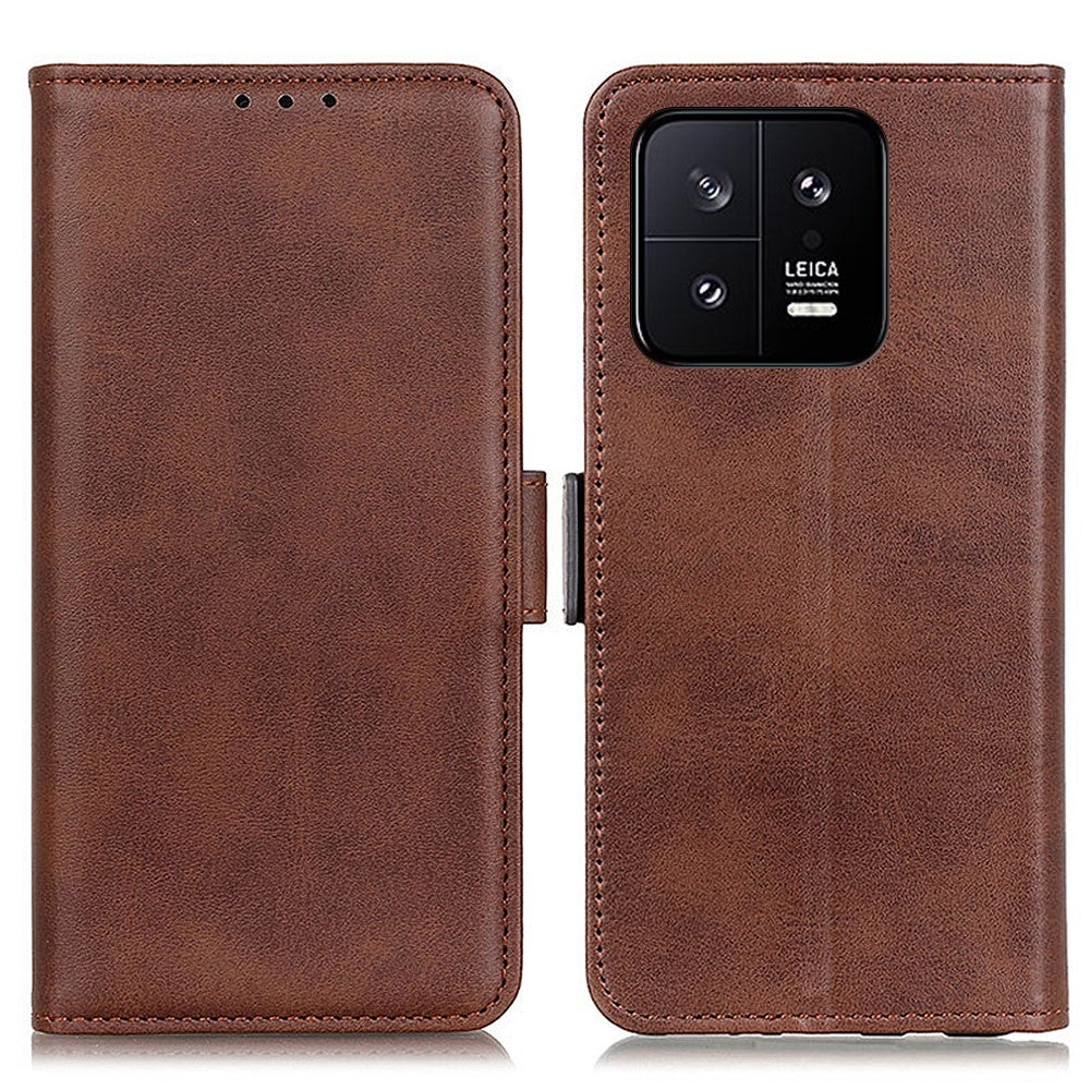 For Xiaomi 14 Case Foldable Stand Phone Cover TPU +PU Leather Wallet