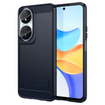 MOFI JK TPU Series-1 För Honor Play 50 Plus 5G Kolfiberstruktur Slim-Fit Skal TPU Mobilmobilskydd