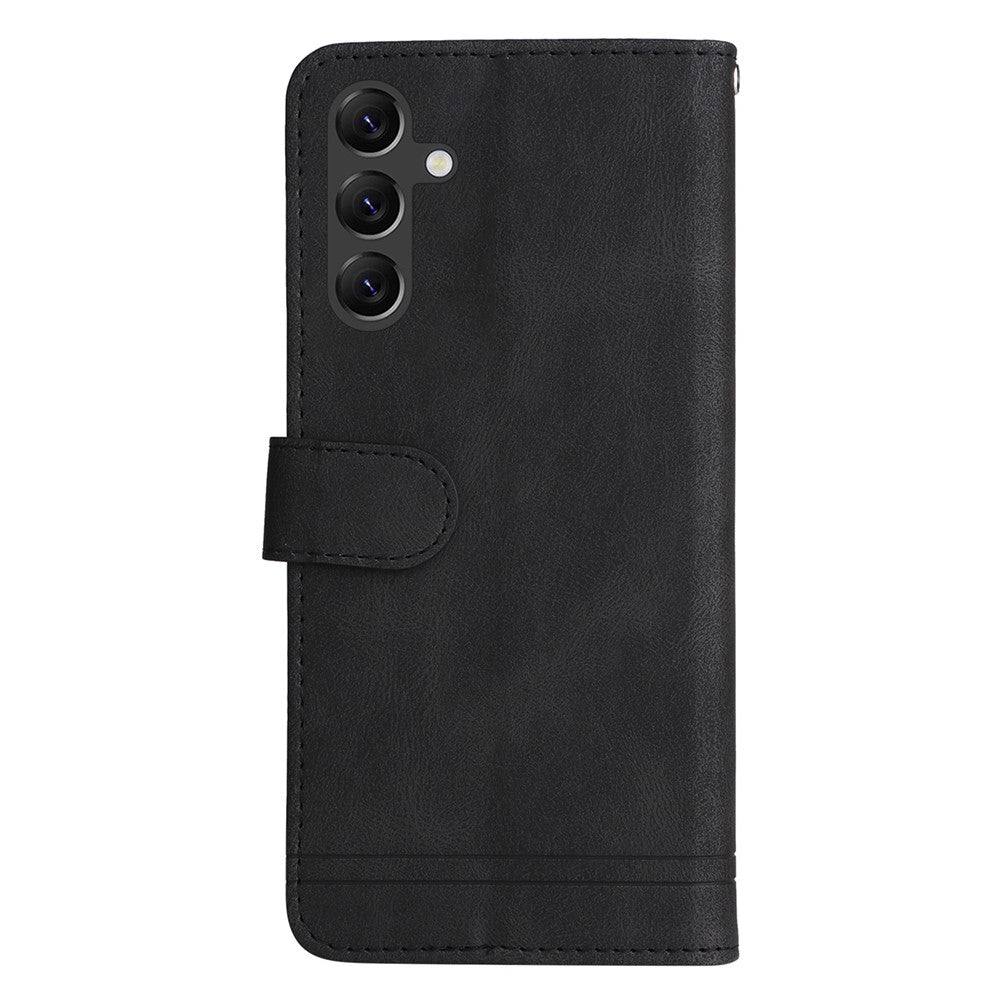 For Samsung Galaxy A15 5G Leather Wallet Cases Skin Touch Phone Cover Stand with Strap