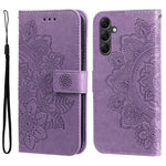 For Samsung Galaxy A15 5G Case Floral Pattern PU Leather Wallet Stand Phone Cover