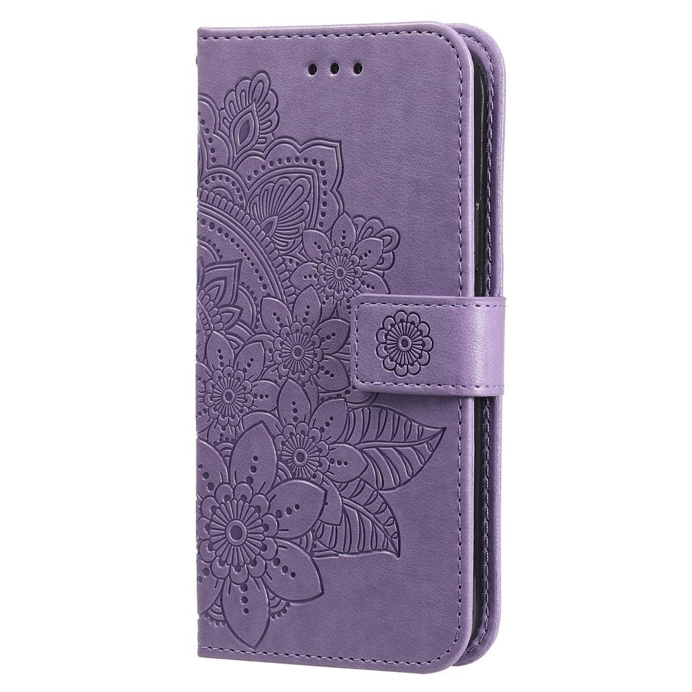 For Samsung Galaxy A15 5G Case Floral Pattern PU Leather Wallet Stand Phone Cover
