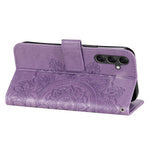 For Samsung Galaxy A15 5G Case Floral Pattern PU Leather Wallet Stand Phone Cover