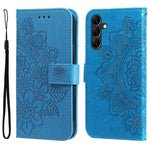 For Samsung Galaxy A15 5G Case Floral Pattern PU Leather Wallet Stand Phone Cover