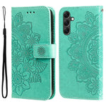 For Samsung Galaxy A15 5G Case Floral Pattern PU Leather Wallet Stand Phone Cover