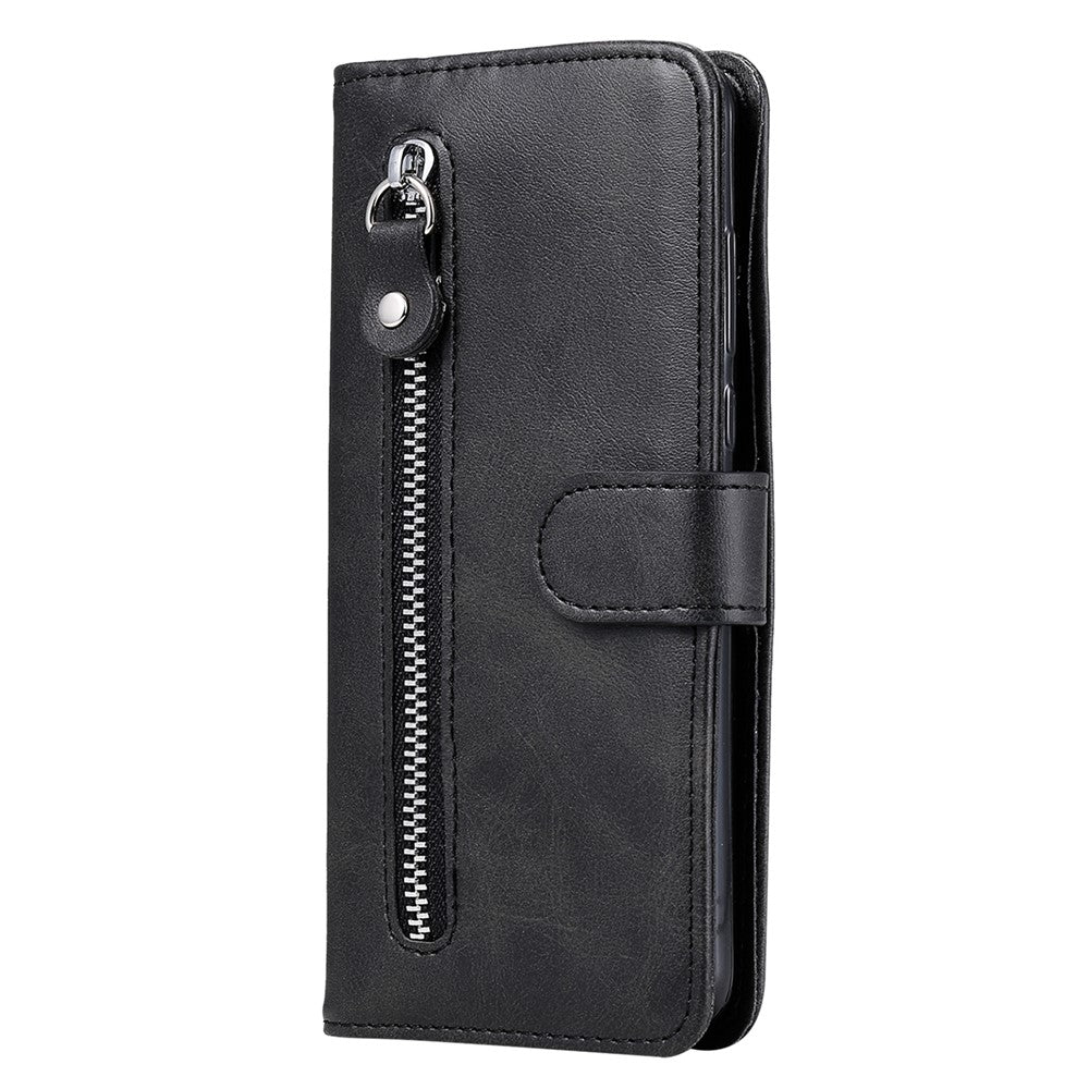 For Samsung Galaxy A15 4G Case Zipper Pocket Wallet PU Leather Phone Cover