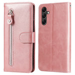 For Samsung Galaxy A15 4G Case Zipper Pocket Wallet PU Leather Phone Cover