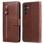 For Samsung Galaxy A15 4G Case Zipper Pocket Wallet PU Leather Phone Cover