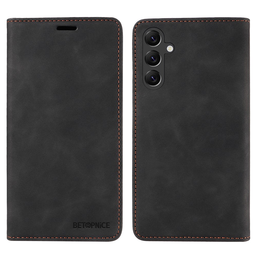 BETOPNICE 003 Telefoncover til Samsung Galaxy A15 5G RFID Blokerende Pung Lædercover Telefonskal