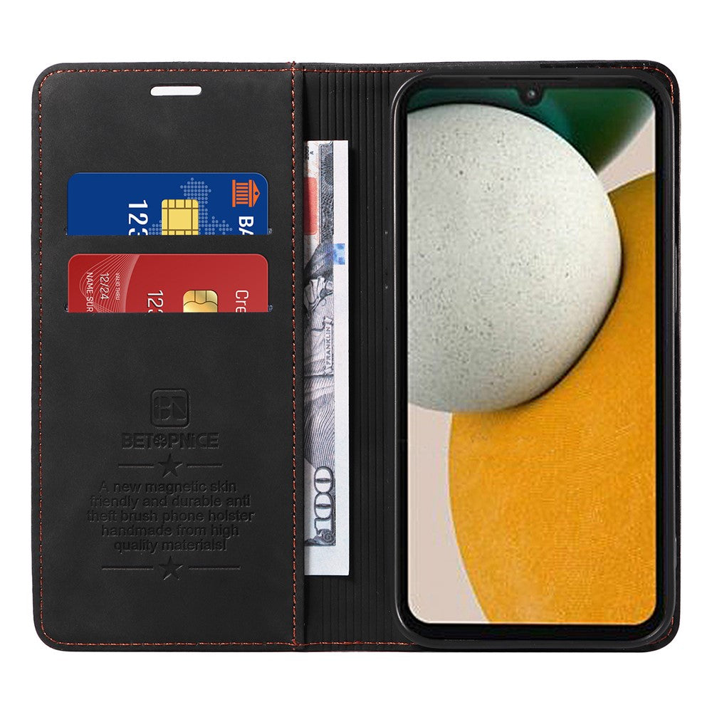 BETOPNICE 003 Telefoncover til Samsung Galaxy A15 5G RFID Blokerende Pung Lædercover Telefonskal