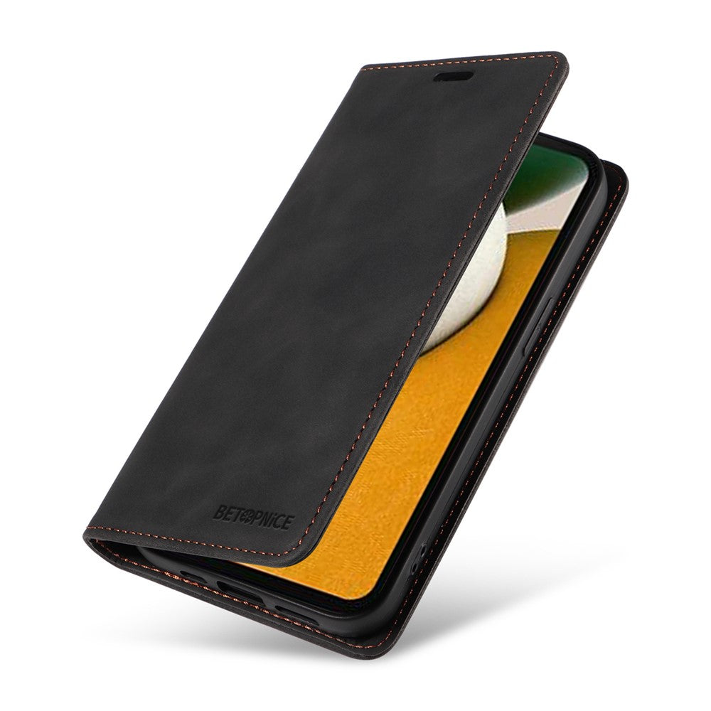 BETOPNICE 003 Telefoncover til Samsung Galaxy A15 5G RFID Blokerende Pung Lædercover Telefonskal