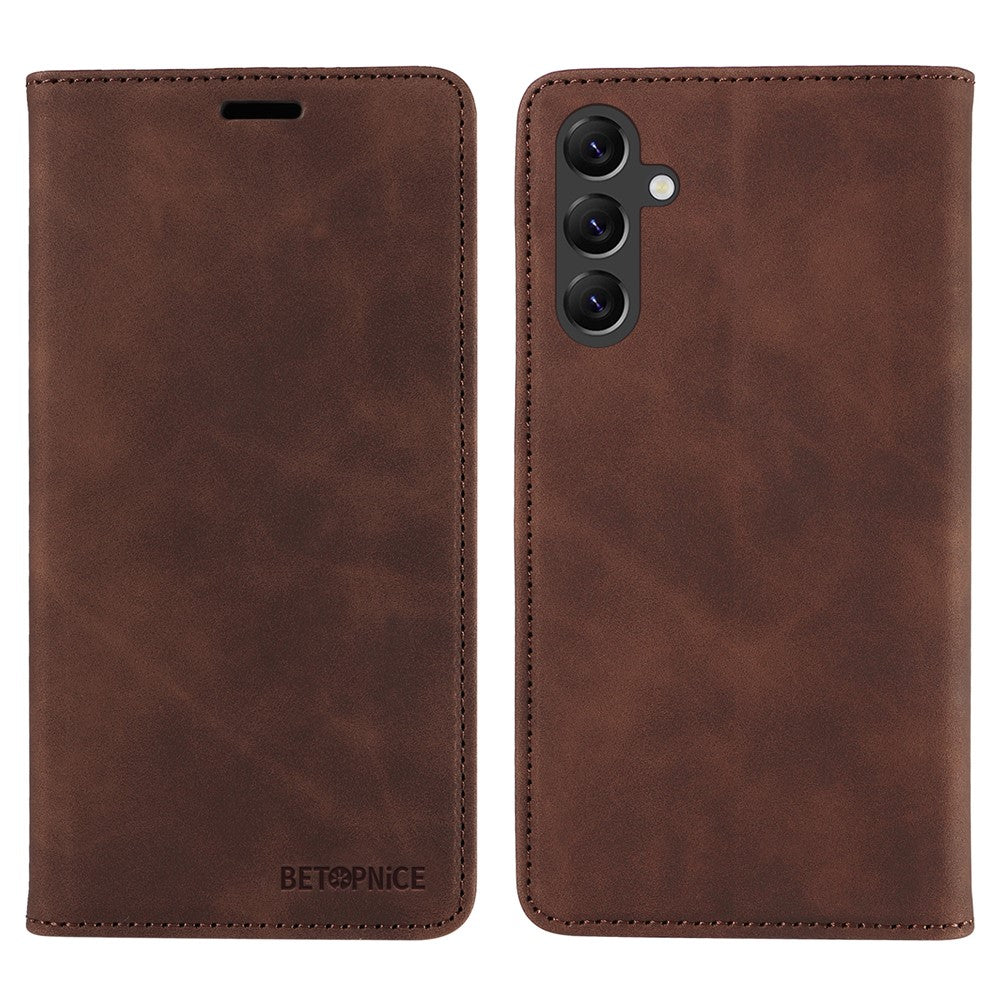 BETOPNICE 003 Telefoncover til Samsung Galaxy A15 5G RFID Blokerende Pung Lædercover Telefonskal