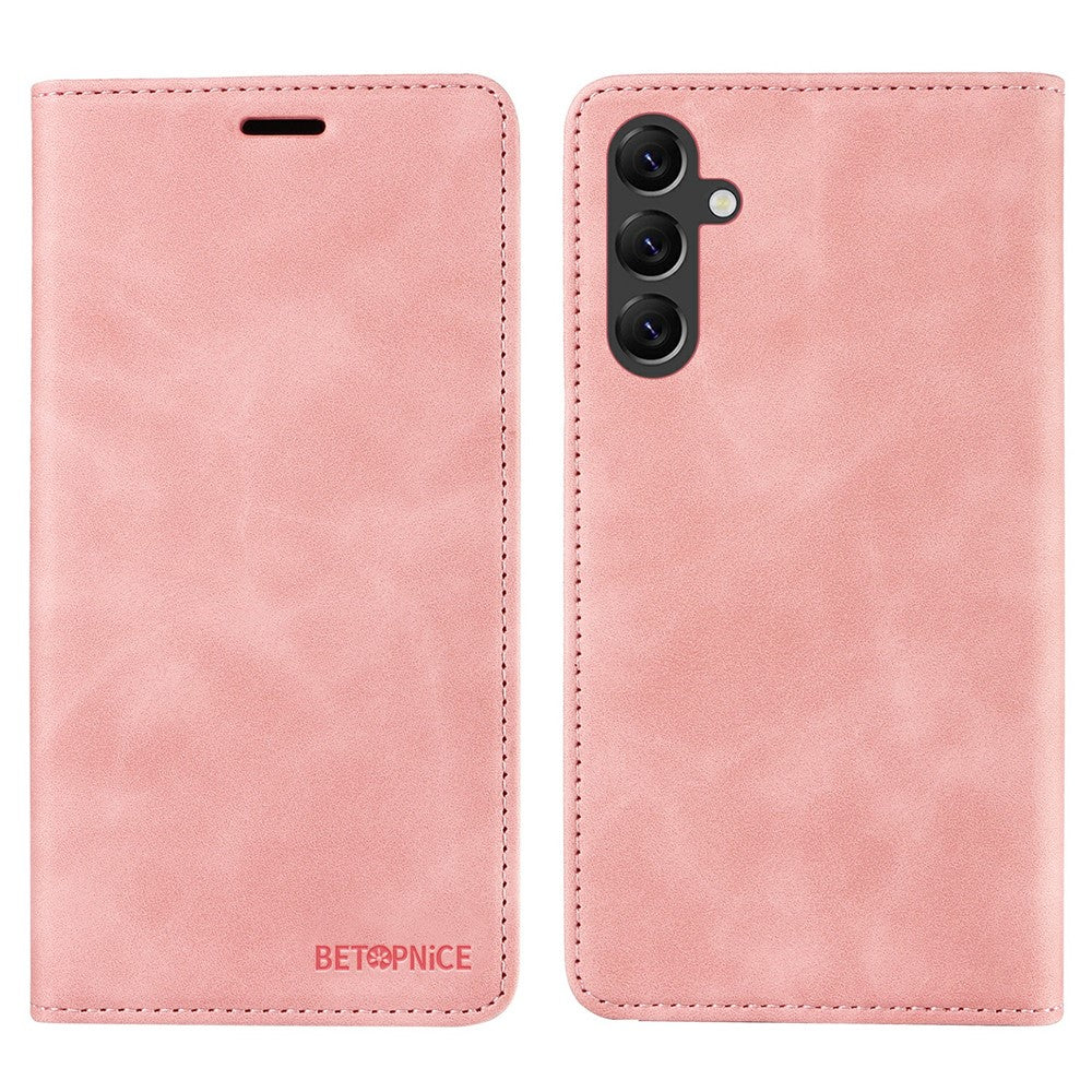 BETOPNICE 003 Telefoncover til Samsung Galaxy A15 5G RFID Blokerende Pung Lædercover Telefonskal