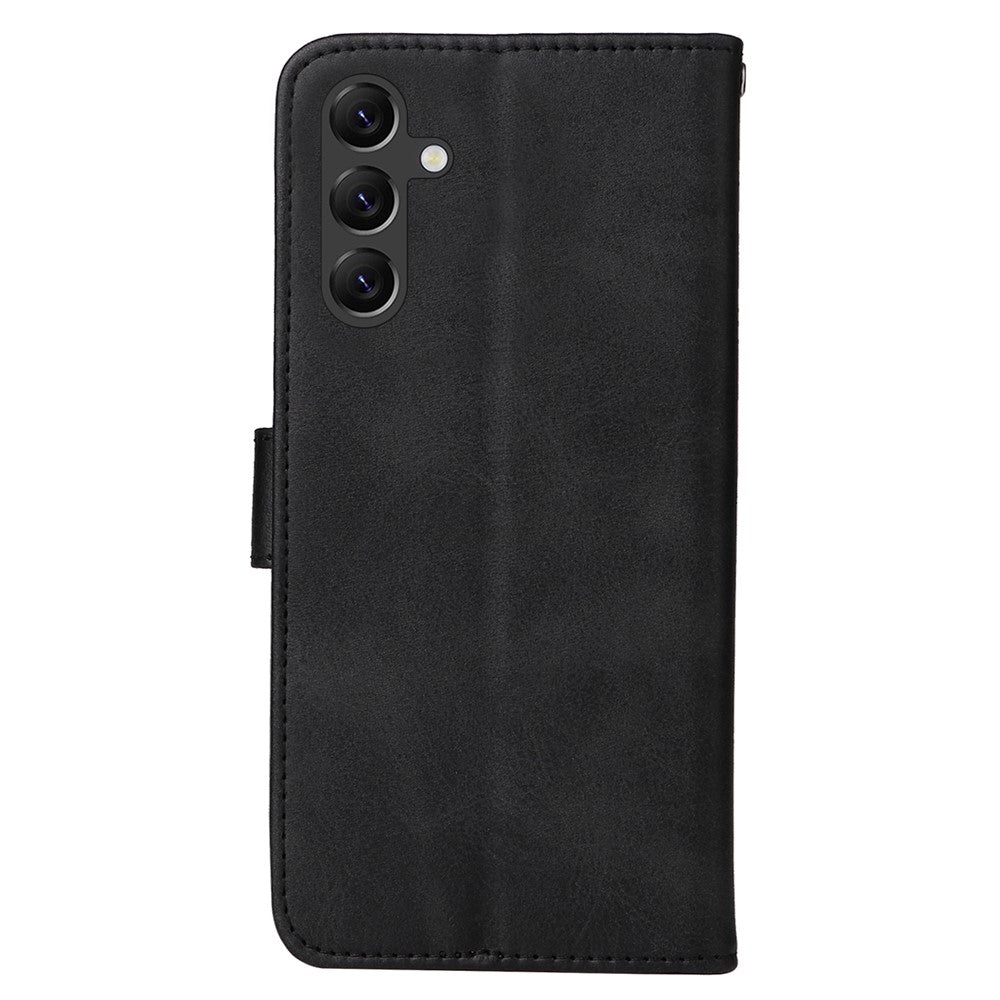 For Samsung Galaxy A15 5G Case Shockproof Phone Shell Calf Texture Leather Wallet Phone Cover