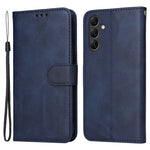 For Samsung Galaxy A15 5G Case Shockproof Phone Shell Calf Texture Leather Wallet Phone Cover