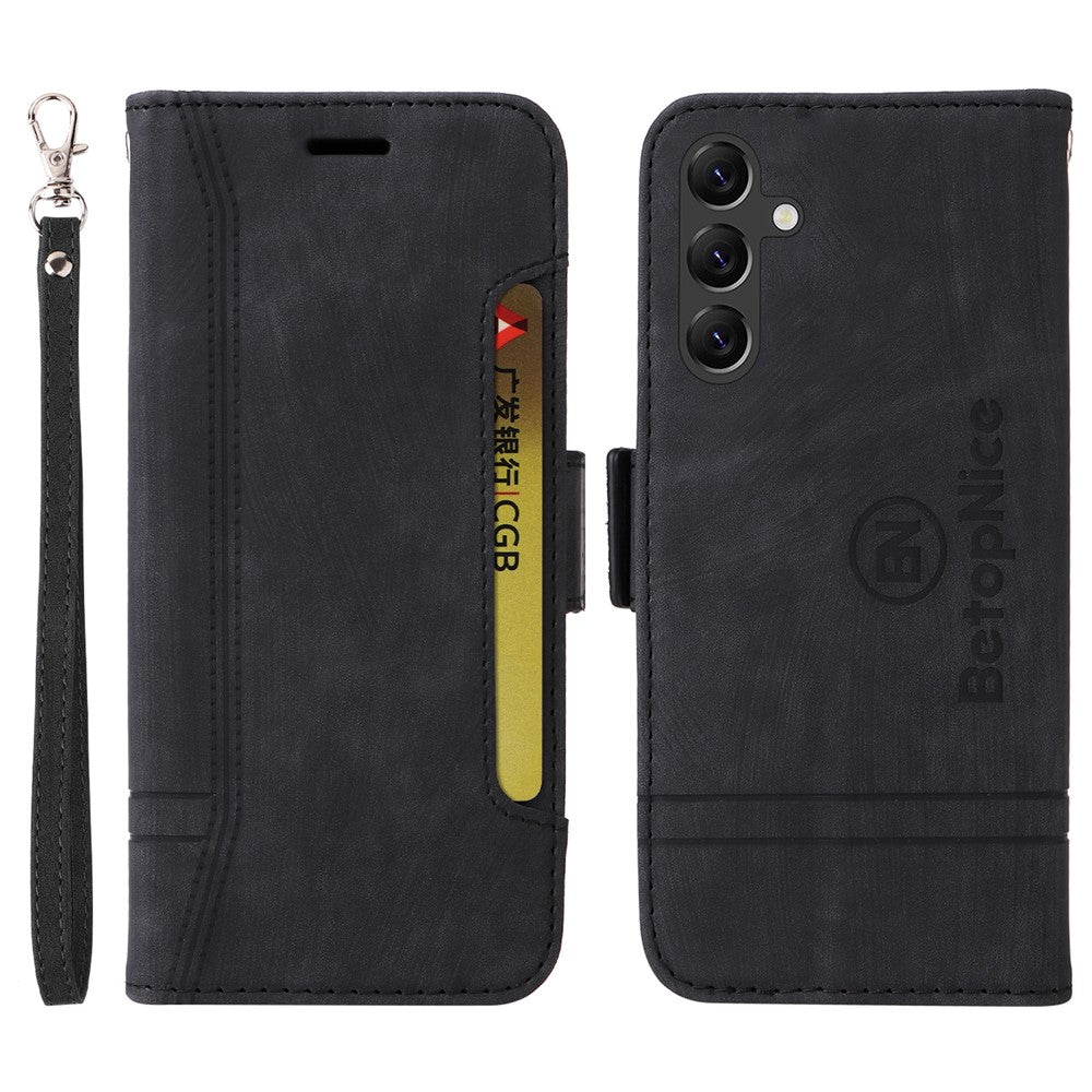 BETOPNICE 001 Stand PU Leather Phone Shell for Samsung Galaxy A15 5G Case Folding Wallet Phone Cover