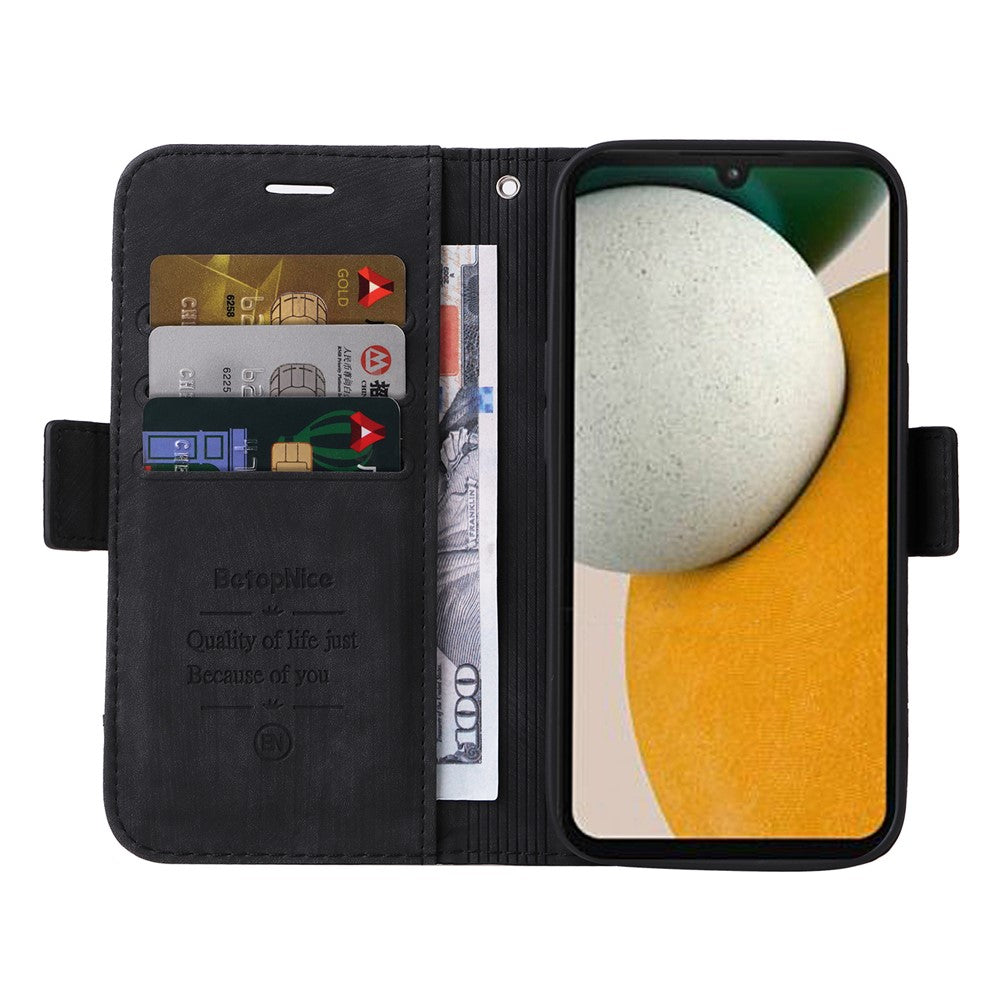 BETOPNICE 001 Stand PU Leather Phone Shell for Samsung Galaxy A15 5G Case Folding Wallet Phone Cover