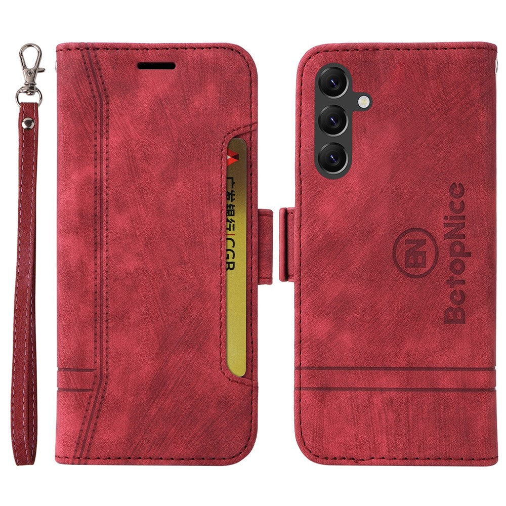 BETOPNICE 001 Stand PU Leather Phone Shell for Samsung Galaxy A15 5G Case Folding Wallet Phone Cover
