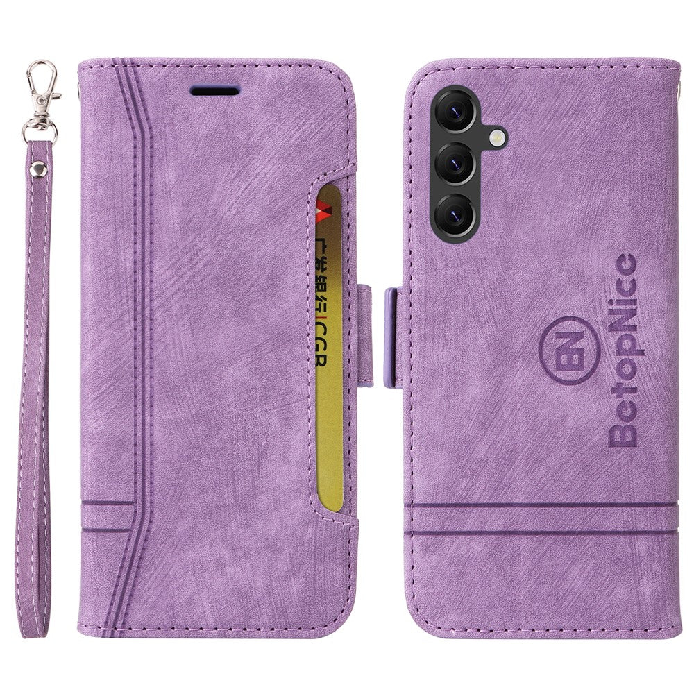 BETOPNICE 001 Stand PU Leather Phone Shell for Samsung Galaxy A15 5G Case Folding Wallet Phone Cover