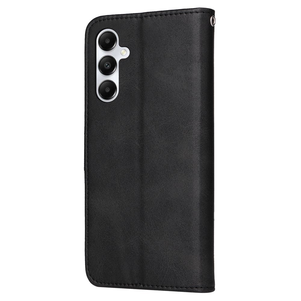 For Samsung Galaxy A05s 4G Case Calf Texture Leather Wallet Phone Stand Cover