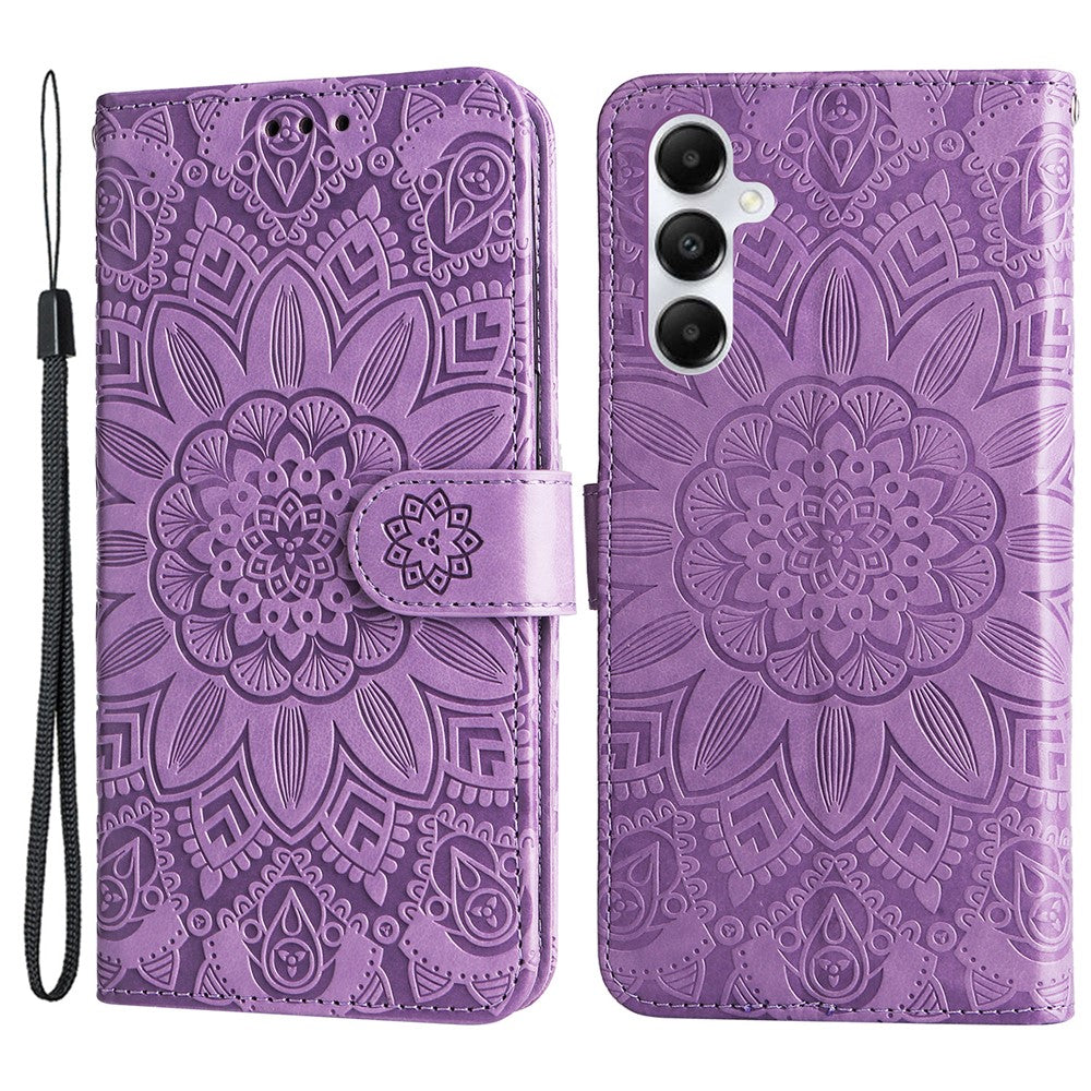 Stand Wallet Telefoncover til Samsung Galaxy A05s 4G Ridsefast PU Læder Mobilcover