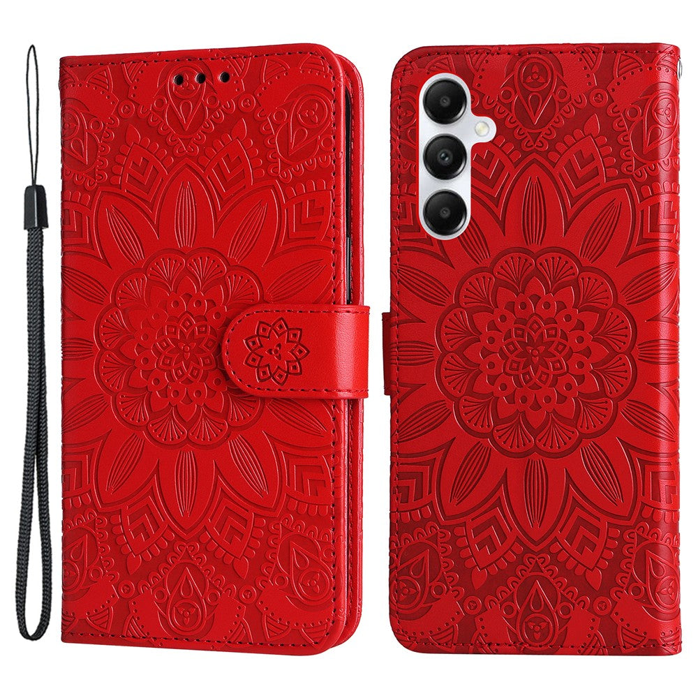 Stand Wallet Telefoncover til Samsung Galaxy A05s 4G Ridsefast PU Læder Mobilcover
