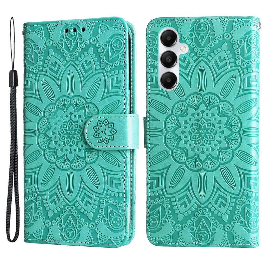 Stand Wallet Telefoncover til Samsung Galaxy A05s 4G Ridsefast PU Læder Mobilcover