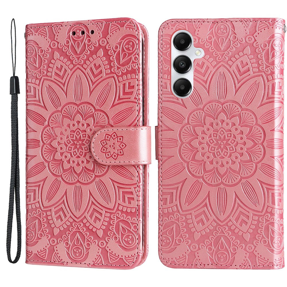 Stand Wallet Telefoncover til Samsung Galaxy A05s 4G Ridsefast PU Læder Mobilcover