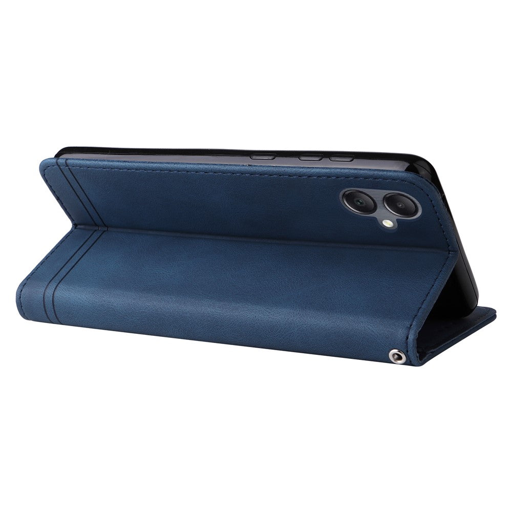 For Samsung Galaxy A05 4G Leather Wallet Cases Skin Touch Phone Cover Stand with Strap