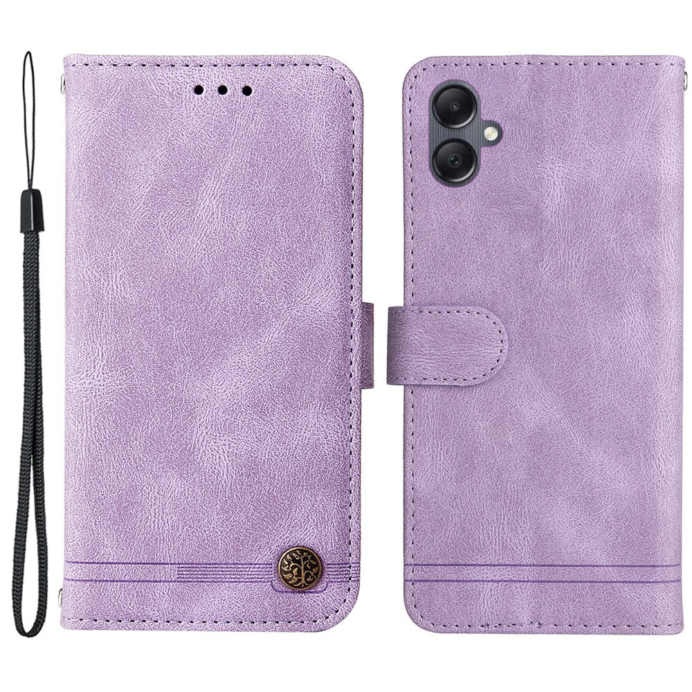 For Samsung Galaxy A05 4G Leather Wallet Cases Skin Touch Phone Cover Stand with Strap