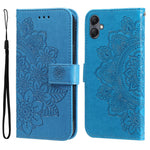 For Samsung Galaxy A05 4G Case Floral Pattern PU Leather Wallet Stand Phone Cover