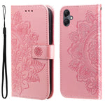 For Samsung Galaxy A05 4G Case Floral Pattern PU Leather Wallet Stand Phone Cover
