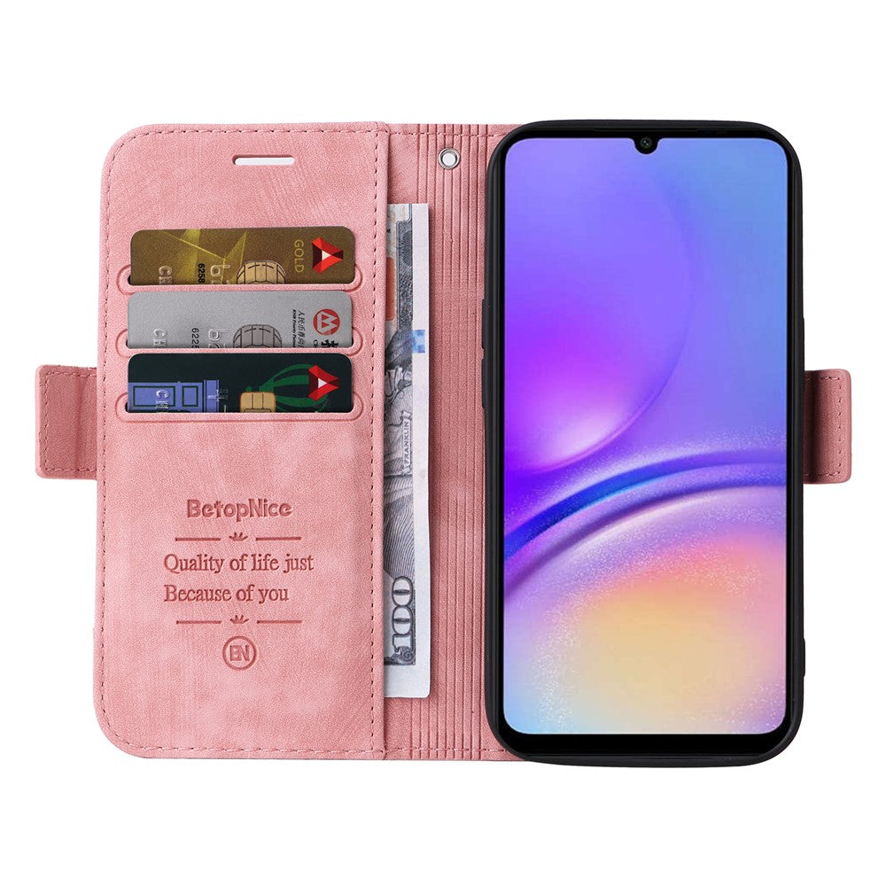 BETOPNICE 001 For Samsung Galaxy A05 4G Case Folding Stand Leather Wallet Phone Cover