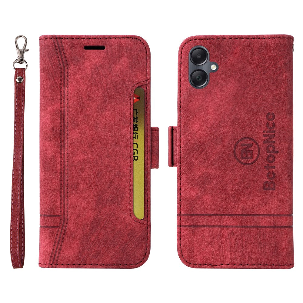 BETOPNICE 001 For Samsung Galaxy A05 4G Case Folding Stand Leather Wallet Phone Cover
