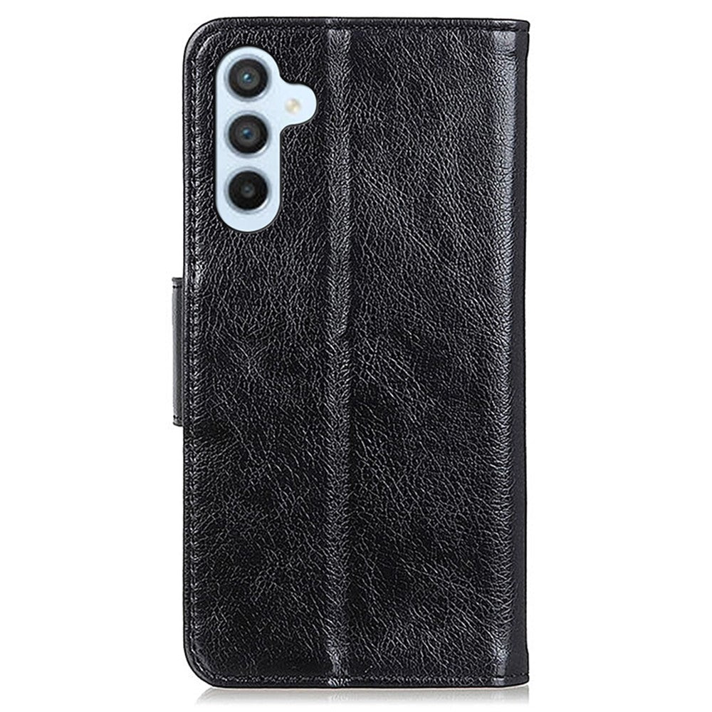 For Samsung Galaxy A25 5G (Global) (161.0 x 76.5 x 8.3mm) Case Split Leather Nappa Texture Phone Wallet Cover