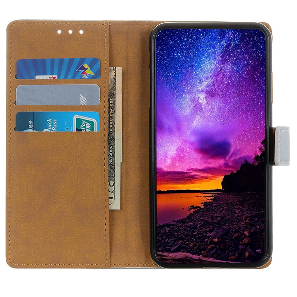 For Samsung Galaxy A25 5G (Global) (161.0 x 76.5 x 8.3mm) Case Wallet Stand PU Leather Cover