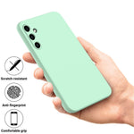 Anti-ridse Cover til Samsung Galaxy A15 4G / 5G Blødt Foring Flydende Silikone Skal med Rem