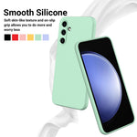 Anti-ridse Cover til Samsung Galaxy A15 4G / 5G Blødt Foring Flydende Silikone Skal med Rem