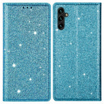 For Samsung Galaxy A05s 4G Case Glittery PU Leather Stand Phone Cover