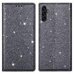 For Samsung Galaxy A05s 4G Case Glittery PU Leather Stand Phone Cover