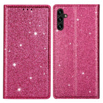 For Samsung Galaxy A05s 4G Case Glittery PU Leather Stand Phone Cover