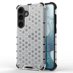 For Samsung Galaxy S24 Case TPU+PC Honeycomb Design Phone Cover