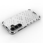 For Samsung Galaxy S24 Case TPU+PC Honeycomb Design Phone Cover
