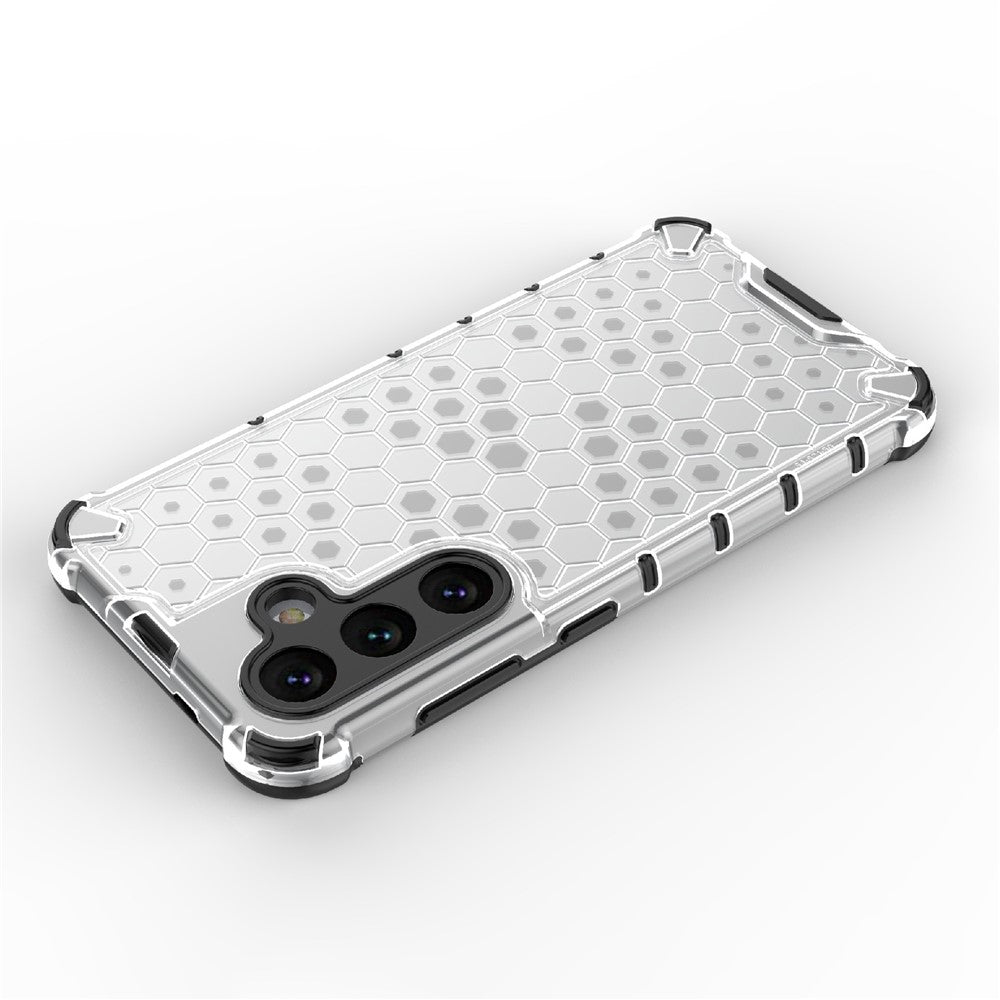 For Samsung Galaxy S24 Case TPU+PC Honeycomb Design Phone Cover