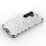 For Samsung Galaxy S24 Case TPU+PC Honeycomb Design Phone Cover