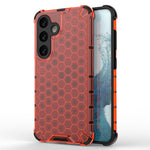 For Samsung Galaxy S24 Case TPU+PC Honeycomb Design Phone Cover