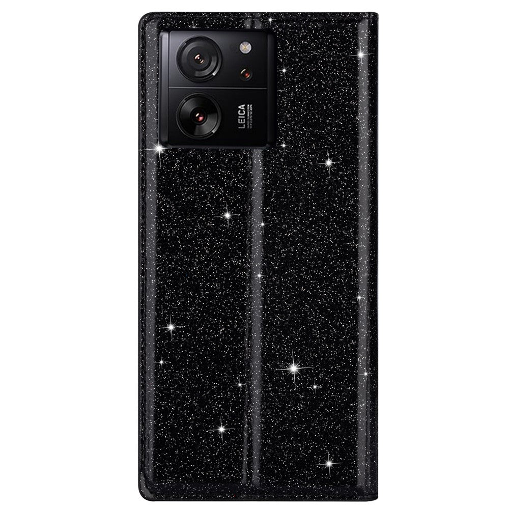 For Xiaomi 13T / 13T Pro / Redmi K60 Ultra Case PU Leather Glittery Phone Cover
